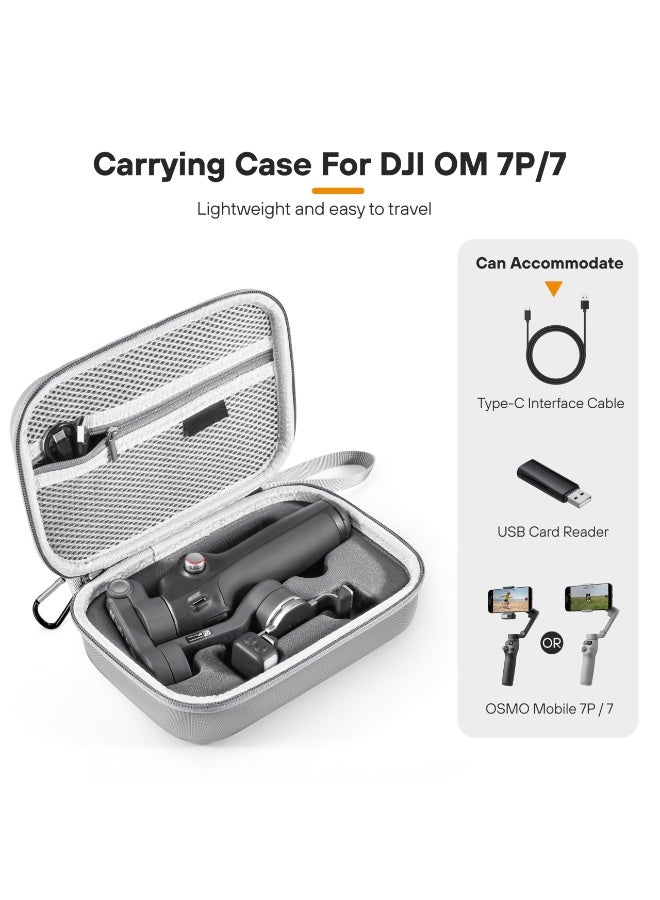 STARTRC Osmo Mobile 7P/7 Case, Portable PU Storage Bag for DJI Osmo Mobile 7 Pro/7 Gimbal Stabilizer Accessories, Portable Storage Shoulder Bag for Dji Osmo Mobile OM - Image 4